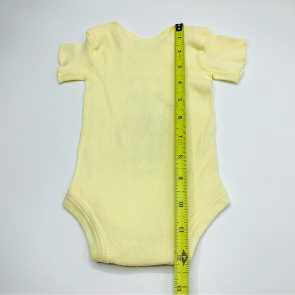 Rare Vintage 1986 Campbell Kids by Carter's Yellow Onesie Small to 11lbs - Picture 7 of 7